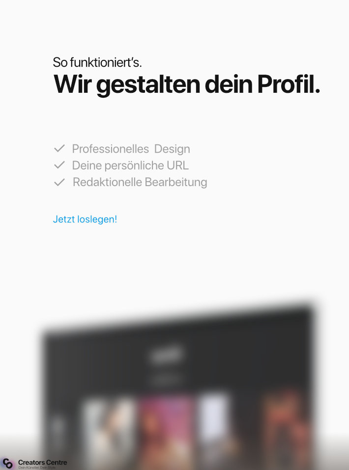 Wir gestalten dein Profil | Creators-Centre.de
